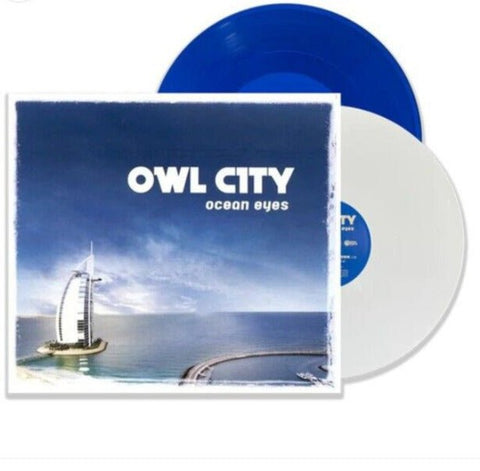 Owl City - Ocean Eyes (Opaque White & Translucent Blue Vinyl 2xLP) - Rare Limiteds