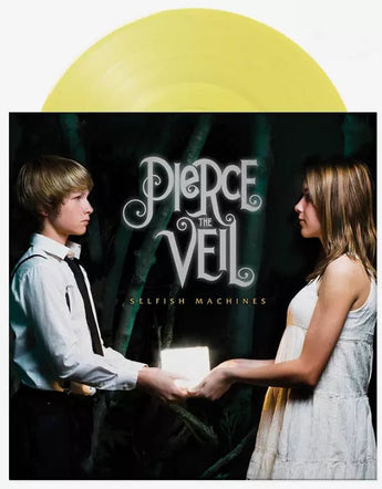Pierce The Veil - Selfish Machines (Newbury Comics Exclusive Daffodil Yellow Vinyl LP x/500) - Rare Limiteds