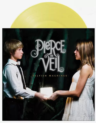 Pierce The Veil - Selfish Machines (Newbury Comics Exclusive Daffodil Yellow Vinyl LP x/500) - Rare Limiteds