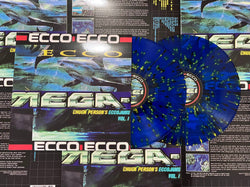 Chuck Person - Chuck Person's Eccojams Vol. 1 (Limited Edition Transparent Blue w/ Yellow & Black Splatter Vinyl 2xLP x/100)