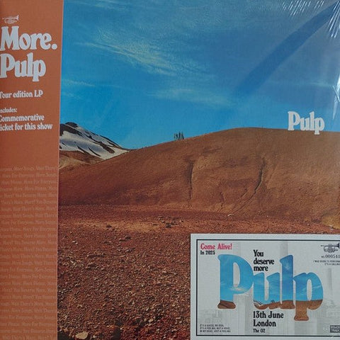Pulp - More. (Tour Exclusive Vinyl LP w/ OBI Strip & Concert Ticket x/250) - Rare Limiteds