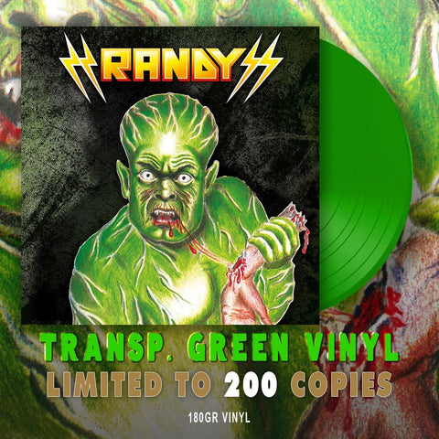 Randy - Randy [Self - Titled] (Limited Edition 180 - GM Transparent Green Vinyl LP x/200) - Rare Limiteds