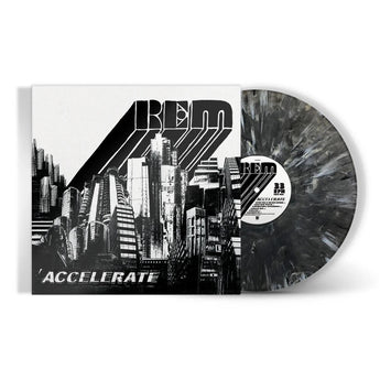R.E.M. - Accelerate (Limited Edition Black & White Marble Vinyl LP x/1000) - Rare Limiteds