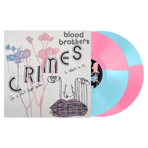 The Blood Brothers - Crimes (Hand-Numbered Collector's Edition Blue / Pink Split Vinyl 2xLP x/300)