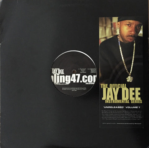 Jay Dee - The Official Instrumental Series Vol. 1 (Promo Black 12" Vinyl)