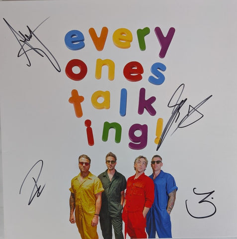 All Time Low - Everyone's Talking (Autographed Limited Edition Clear w/ Green Splatter Vinyl LP)