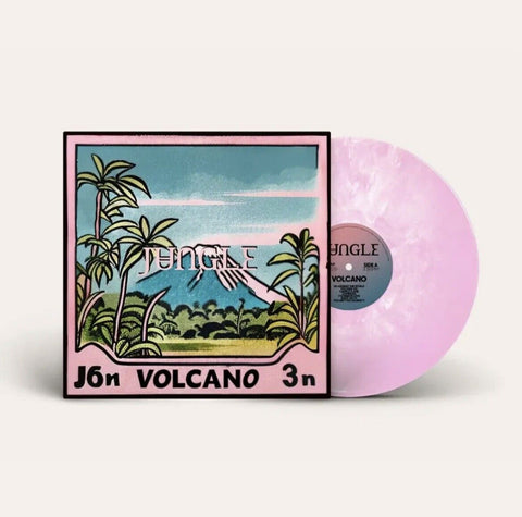 Jungle - Volcano (Spotify Fans First Exclusive Pink & White Marble Vinyl LP)