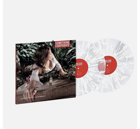 Something Corporate - Leaving Through The Window (Limited Edition Clear w/ White Splatter Vinyl 2xLP) - Rare Limiteds