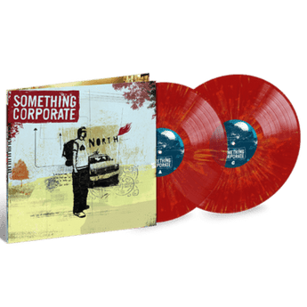 Something Corporate - North (Limited Edition Red w/ Yellow Splatter Vinyl LP + 10") - Rare Limiteds
