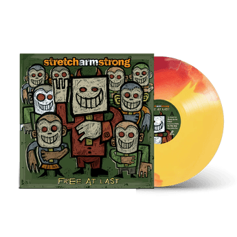 Stretch Arm Strong - Free At Last (Hand - Numbered Smartpunk Exclusive Heart & Fire Smash Vinyl LP x/100) - Rare Limiteds