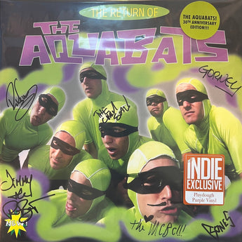 The Aquabats - Return Of The Aquabats (Autographed Limited Edition Playdough Purple Vinyl LP) - Rare Limiteds