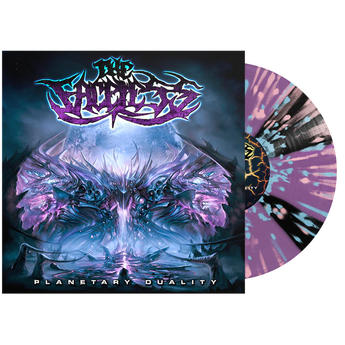 The Faceless - Planetary Duality (Limited Edition Black / Purple Cornetto w/ Blue + Pink Splatter Vinyl LP x/250) - Rare Limiteds
