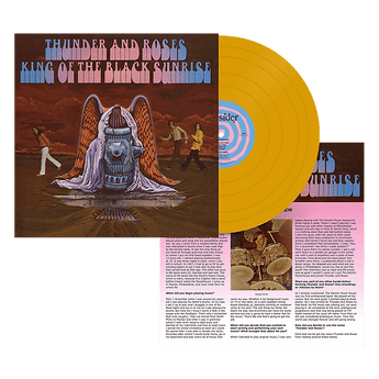 Thunder And Roses - King Of The Black Sunrise (Noble Records Exclusive Marbled Yellow Vinyl LP x/300) - Rare Limiteds