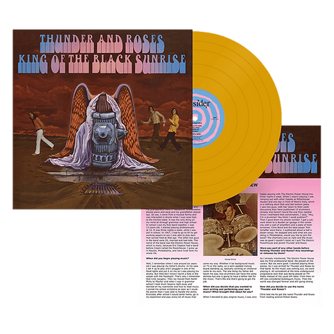 Thunder And Roses - King Of The Black Sunrise (Noble Records Exclusive Marbled Yellow Vinyl LP x/300) - Rare Limiteds