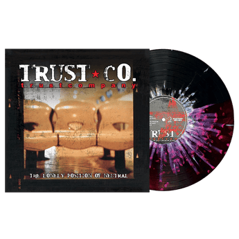 TRUSTcompany - The Lonely Position Of Neutral (Smartpunk Exclusive Half Red / Half Black w/ White Splatter Vinyl LP x/500) - Rare Limiteds