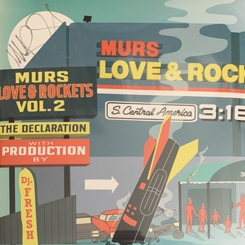 Murs & DJ Fresh - Love & Rockets Vol. 2: The Declaration (Autographed Limited Edition Alien Orange Vinyl LP)