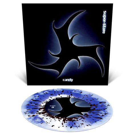 Candy - Super-Stare (Limited Edition Black Inside Royal Blue w/ White Splatter 7" Vinyl x/100)