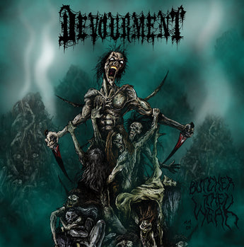Devourment - Butcher The Weak (Limited Edition Turquoise w/ White Swirl Vinyl LP x/100)