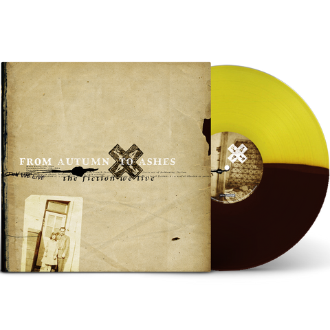 From Autumn To Ashes - The Fiction We Live (Webstore Exclusive Hand-Numbered Yellow / Brown Split Vinyl LP x/500)