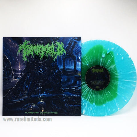 Tomb Mold - Planetary Clairvoyance (Limited Edition Kelly Green Inside Electric Blue w/ Baby Blue & Bone Splatter Vinyl LP x/150)