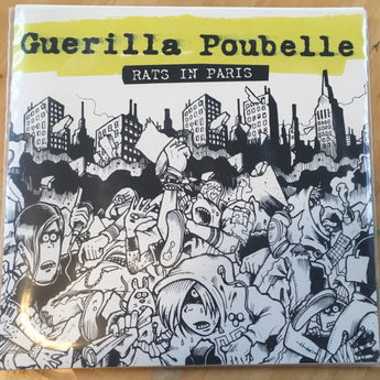 Guerilla Poubelle - Rats In Paris (Transparent 7" Vinyl EP)