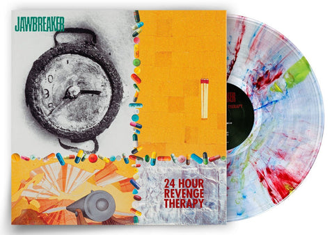 Jawbreaker - 24 Hour Revenge Therapy (Brooklyn Vegan Exclusive Clear w/ Yellow, Blue & Red Swirl Vinyl LP x/500)
