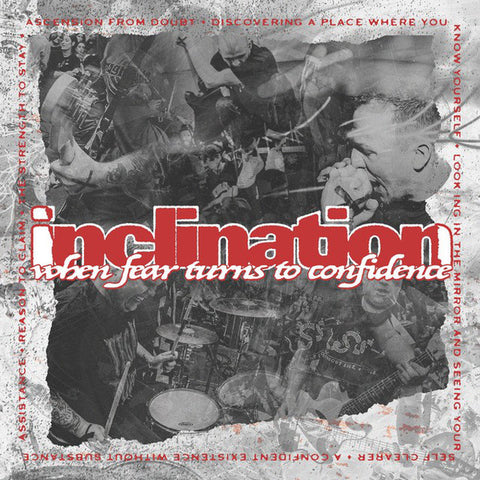 Inclination - When Fear Turns To Confidence (Purenoise Exclusive White & Red w/ Black & Silver Splatter 12" Vinyl EP x/200)