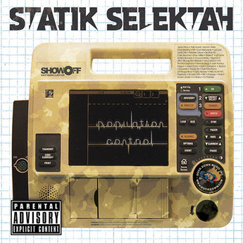 Statik Selektah - Population Control (Limited Edition Yellow Vinyl 2xLP X/200)