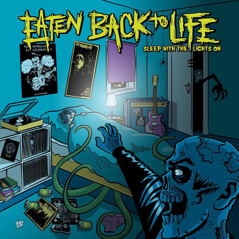 Eaten Back To Life - Sleep With The Lights On (Limited Edition Clear w/ Purple & Yellow Splatter 7" Vinyl EP x/50)