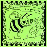Less Than Jake - B Is For B-Sides (Limited Edition Grass Green w/ Sky Blue Center Vinyl LP x/650 w/ Screenprinted Cover)