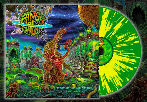 Rings Of Saturn - Embryonic Anomaly [Remake] (Limited Edition Green / Yellow Splatter Vinyl LP x/300)