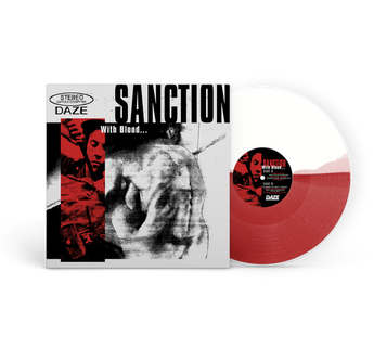 Sanction - With Blood... (Limited Edition Red / White Split Color Vinyl LP x/150)