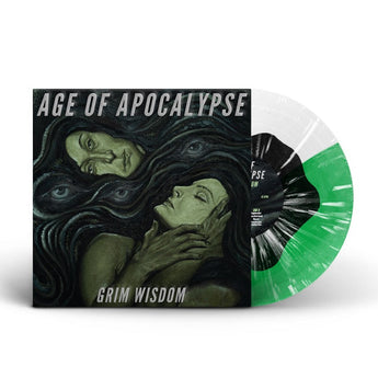 Age Of Apocalypse - Grim Wisdom (Limited Edition Neon Green & Clear Split w/ Black Blob & Splatter 12" Vinyl EP x/250)