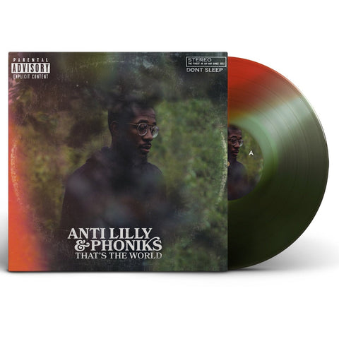 Anti Lilly & Phoniks - That's The World (Limited Edition Orange Crush / Coke Bottle Green / Swamp Green Tri - Color Vinyl LP) - Rare Limiteds