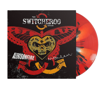 Alexisonfire / Moneen - The Switcheroo Series (Limited Edition Orange Pinwheel w/ Black Splatter 12" Vinyl EP x/750)