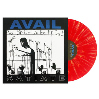 AVAIL - Satiate (Limited 30th Anniversary Edition Red w/ Yellow Splatter Vinyl LP x/400)