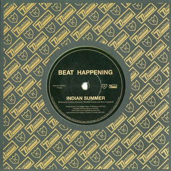 Beat Happening - Indian Summer / Foggy Eyes (Limited Edition Yellow 7" Vinyl) - Rare Limiteds