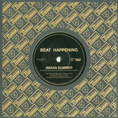 Beat Happening - Indian Summer / Foggy Eyes (Limited Edition Yellow 7" Vinyl) - Rare Limiteds