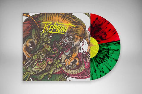 Belmont - Belmont [Self - Titled] (Limited Edition "Watermelon" Green & Red w/ Black Splatter Vinyl LP x/200) - Rare Limiteds