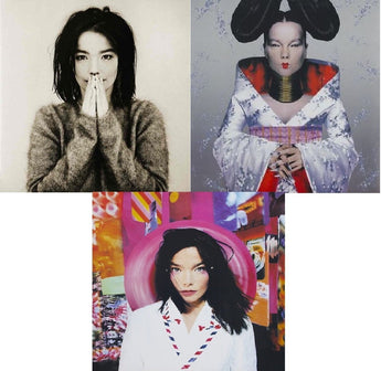 Bjork - Debut + Post + Homogenic (Limited Edition Colored Vinyl 3xLP Bundle) - Rare Limiteds