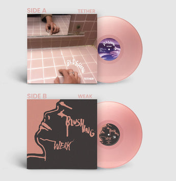 Blushing - Tether/Weak (Limited Edition Pink Vinyl LP x/700) - Rare Limiteds