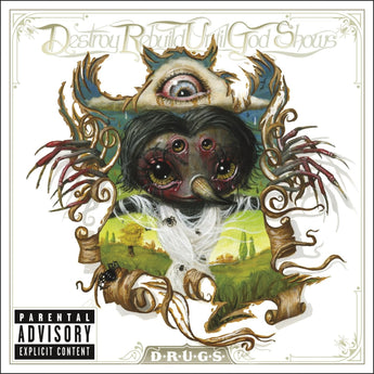 Destroy Rebuild Until God Shows - D.R.U.G.S. (10th Anniversary Edition Clear & Olive Green Color - In - Color Vinyl LP x/500) - Rare Limiteds
