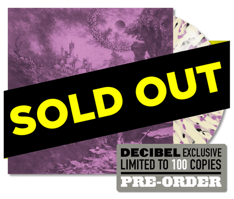 Devil Master - Ecstasies Of Never Ending Night (Decibel Exclusive Milky Clear w/ Violet & Black Splatter Vinyl LP x/100) - Rare Limiteds