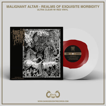Malignant Altar - Realms Of Exquisite Morbidity (Limited Edition Transparent Red Inside Ultra Clear Vinyl LP)