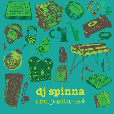 DJ Spinna - Compositions4 (Limited Edition Vinyl LP + 7") - Rare Limiteds