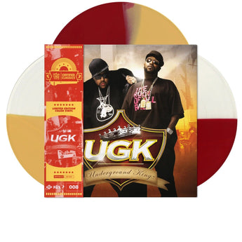 UGK - Underground Kingz (Limited Numbered Edition Red, Yellow, Clear Tri-Color Vinyl 3xLP x/500 w/ OBI Strip)