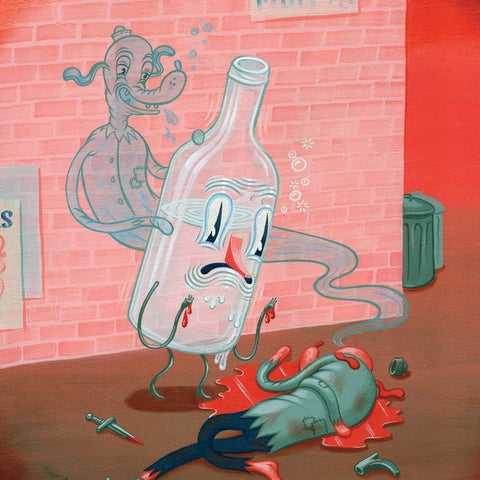 Ghosts And Vodka - Precious Blood (Limited Edition 180 - GM Galaxy Swirl Red & Pink Vinyl LP x/500) - Rare Limiteds