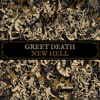 Greet Death - New Hell (Deathwish Exclusive Bone / Beer Split w/ Bone Splatter Vinyl LP x/300) - Rare Limiteds