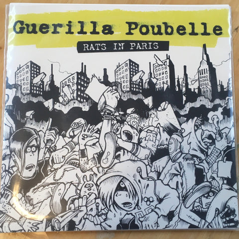 Guerilla Poubelle - Rats In Paris (Transparent 7" Vinyl EP) - Rare Limiteds