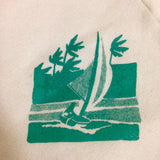 "Key Biscane, Florida" Vintage White Sweatshirt - Rare Limiteds
